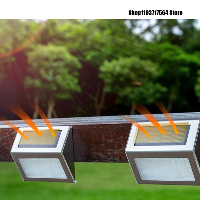 

Solar garden light outdoor home garden decoration steps stair light courtyard landscape wall wall light