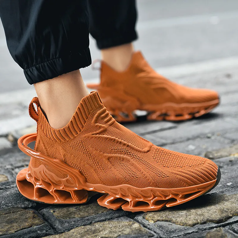 

Men's sports shoes, lightweight carbon plate racing running shoes, winter shock absorption, anti slip, wear-resistant, breathabl