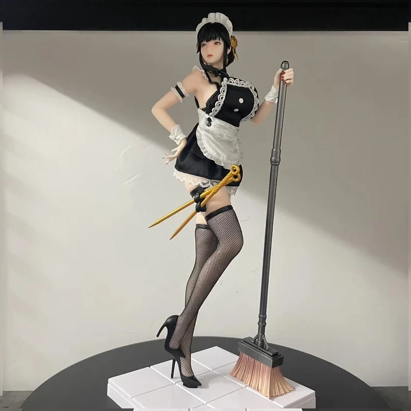 Em estoque yor forger figuras espião × família anime figuras sexy empregada pvc estátua coleção modelo mesa ornamento meninos presente de aniversário brinquedos