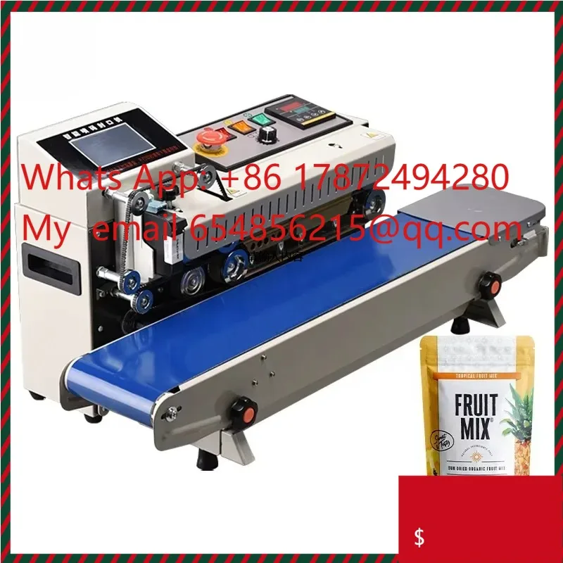 1600 Wholesale Automatic Vertical Band Sealer Food Packaging Pouch Bag Heat Sealing Machine With Head Adjustable