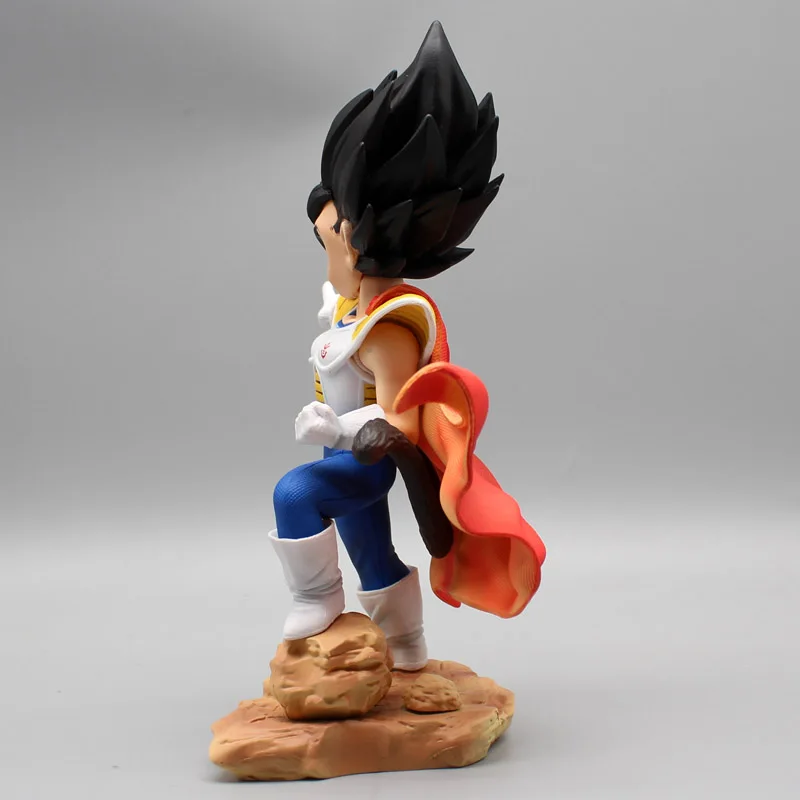 Dragon Ball Shk Young Vegeta Cloaked Battle Suit Space Suit Resin Collect Trendy Figure Animation Peripheral Model Ornaments