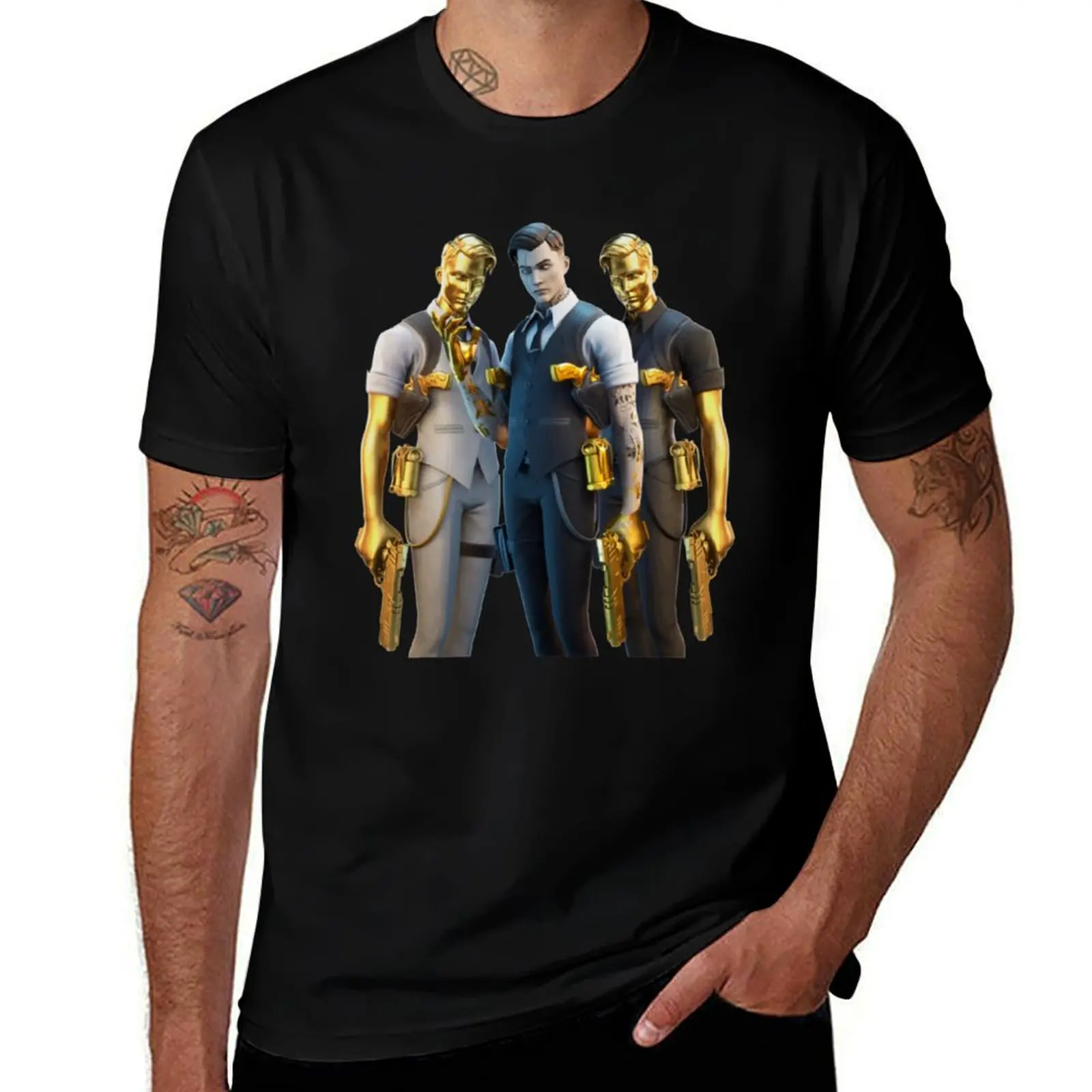 

Gold Midas Team T-Shirt Fashion Casual Short Sleeve Top