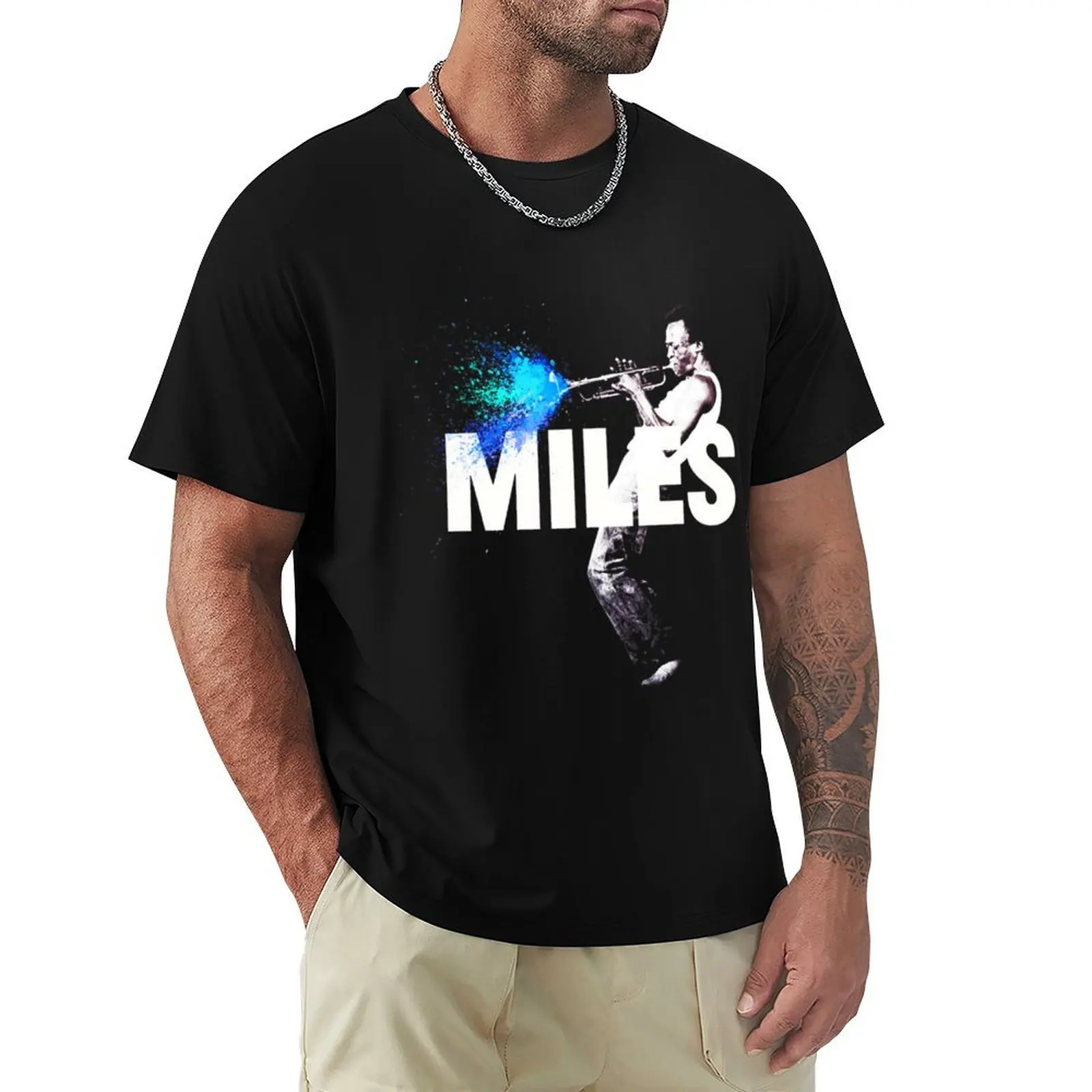 

Miles-Davis T-Shirt tops graphic tee shirt mens t shirts pack