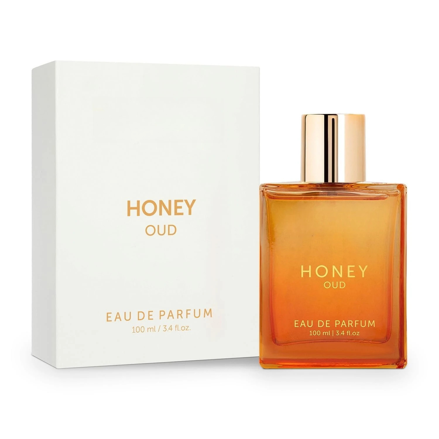 Luxury Honey Oud Unisex Eau De Parfum With Bergamot, Patchouli, Vanilla Premium, Long Lasting Sweet Spicy Liquid Fragrance 100ml
