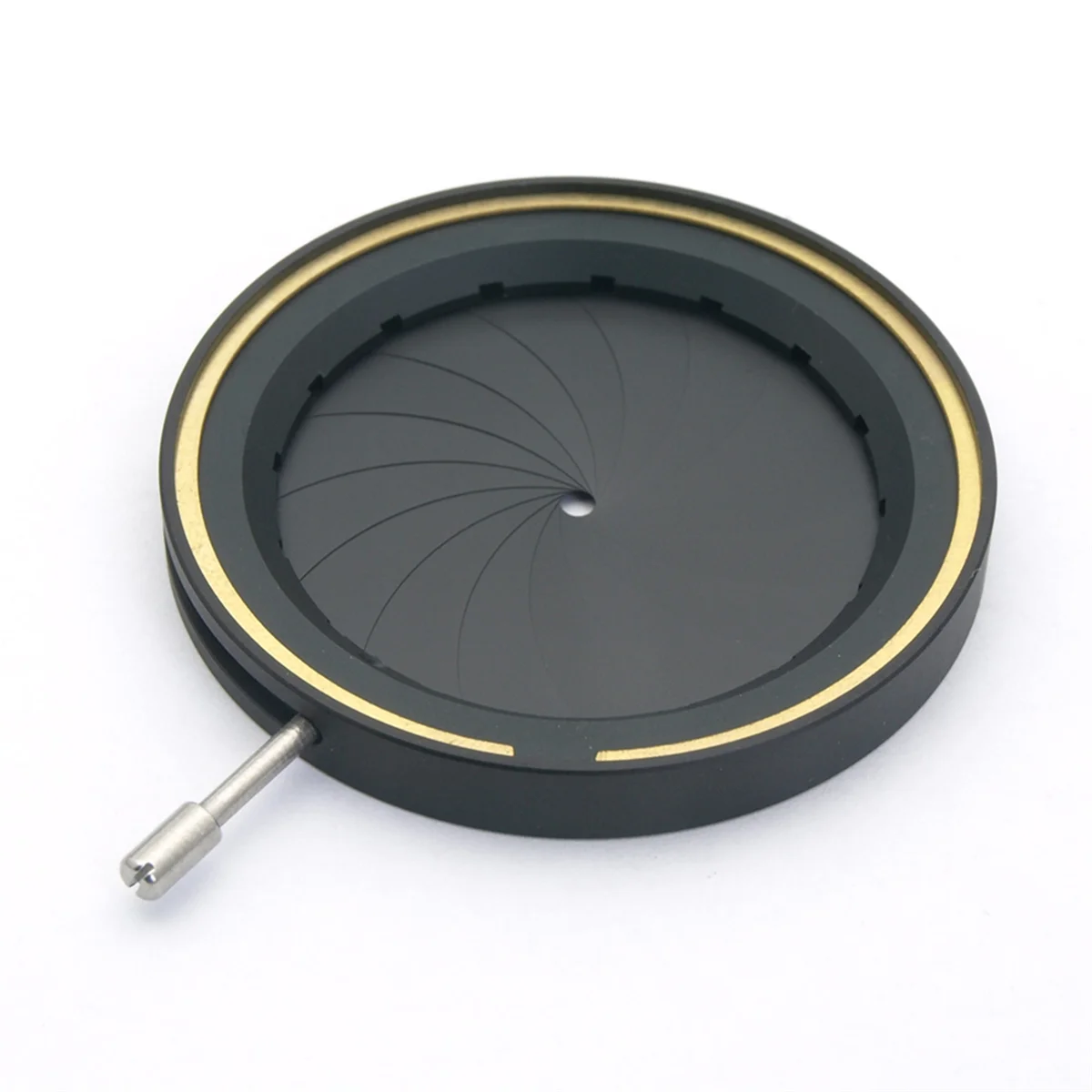 QA88X 2.5-36mm Amplifying Diameter Metal Zoom Optical Iris Diaphragm Aperture Condenser for Camera Lens Microscope