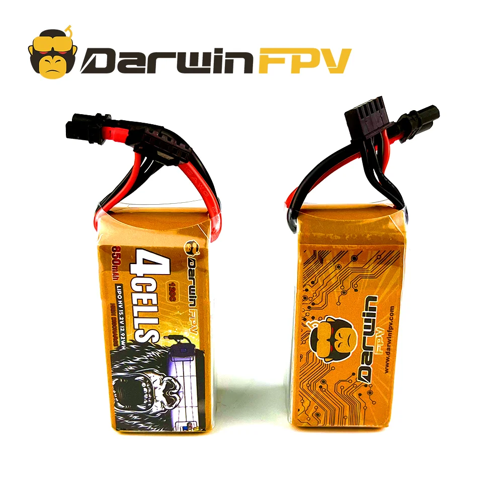 4S bateria Lipo DarwinFPV 850mAh 15.2V 120C akumulator Quadcopter wyścigowy dron FPV akumulatory