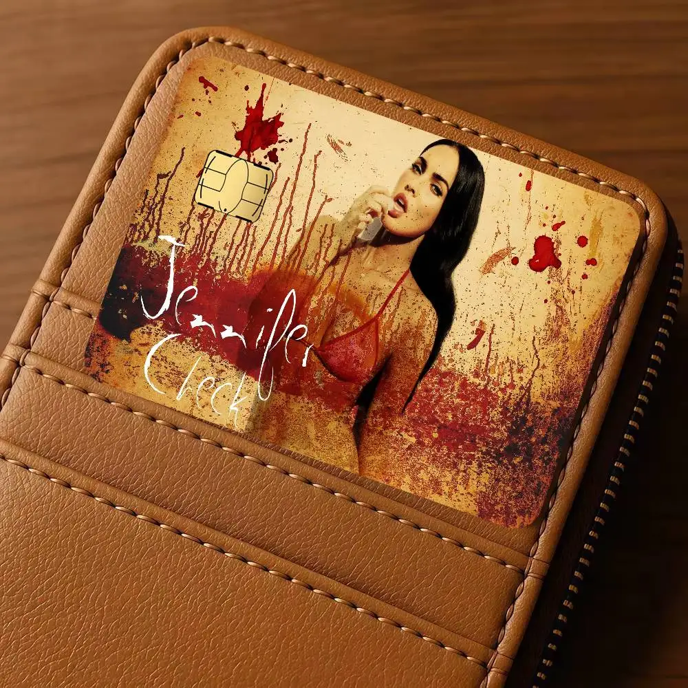 Pop Movie Jennifer Body   Credit Card Debit Card Waterproof Sticker Bank Bus Card Protective Film Sticker