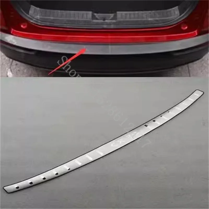 For Mazda cx-30 cx 30 2020 2021 2022 2023 Car Rear Door Bumper Protector sill plate Trunk Guard Plate Cover Car Rear Styling