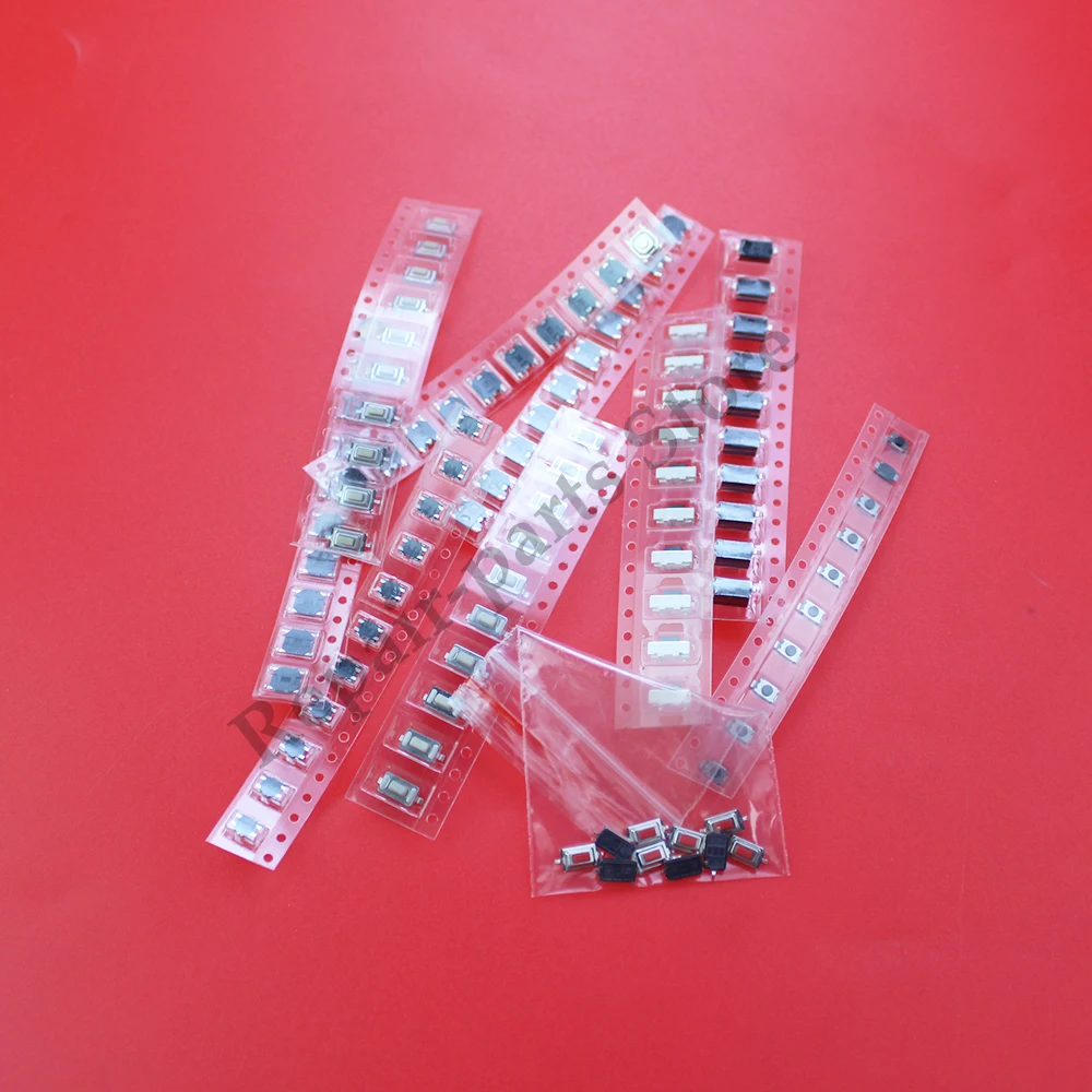 10 نماذج لحظة اللمس زر الضغط باللمس مفتاح مفاتيح عن بعد زر ميكروسويتش SMD مجموعة متنوعة الحياة