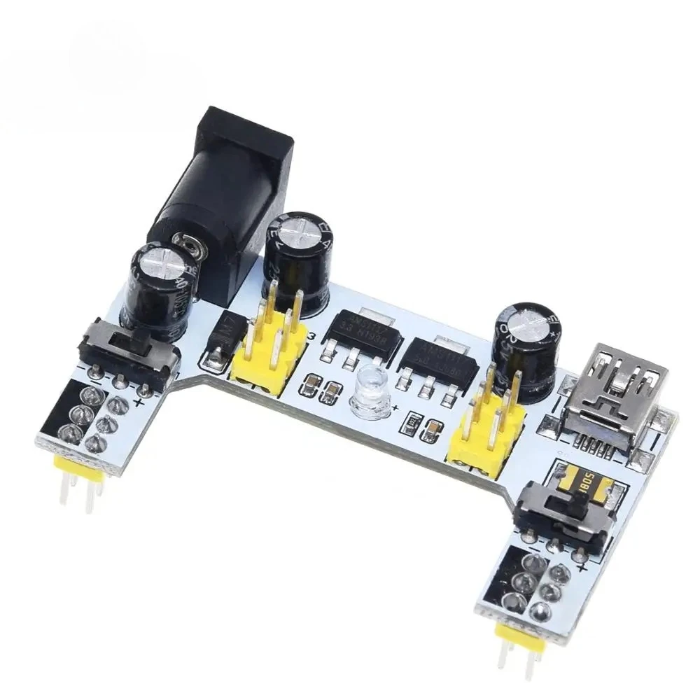 1/2/5PCS MB102 White Breadboard Power Supply Module 3.3V 5V for Arduino Solderless