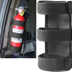 Car Roll Bar Fire Extinguisher Holder Fire Extinguisher Mount Strap for Jeep Wrangler Unlimited CJ YJ LJ TJ JK JKU JL JL JLU 4XE