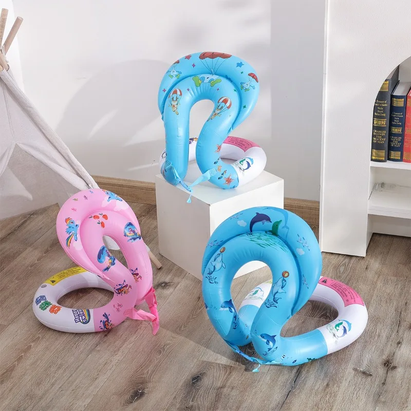 Baby Swimming Ring Child Swim Ring Vest Inflatable Swimming Circle Swim Pool Float Water Play Tube Pool Party Toy Pool Floaties