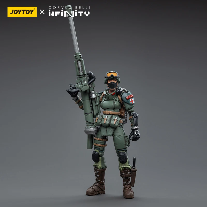 Joytoy&Infinity Heavy Armor Team Hunter 1:18 bewegliche Actionfigur zum Sammeln, gepanzertes Trooper-Modellspielzeug
