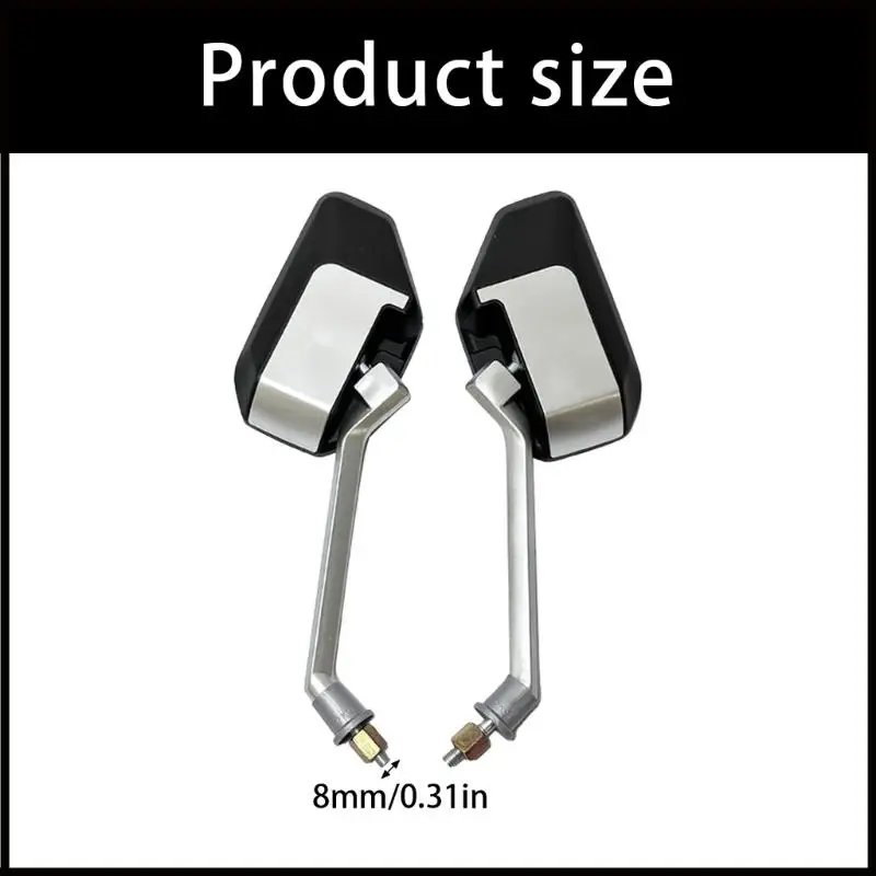 Picture 7: Wide Electric Scooter Side Mirrors Adjustable For Riders Visibility