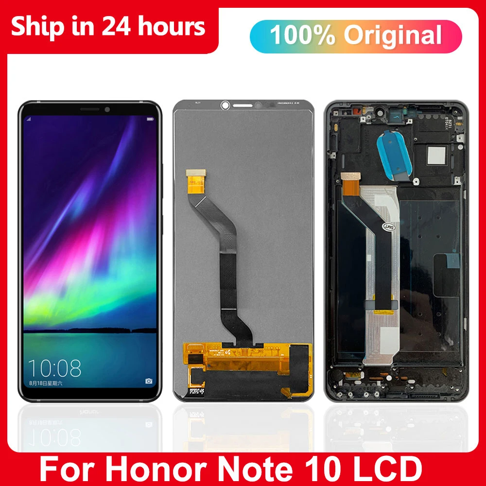 

6.95" LCD For Honor Note10 Display Touch Screen Digitizer With Frame Assembly Replacement For Honor Note10 RVL-AL09 LCD