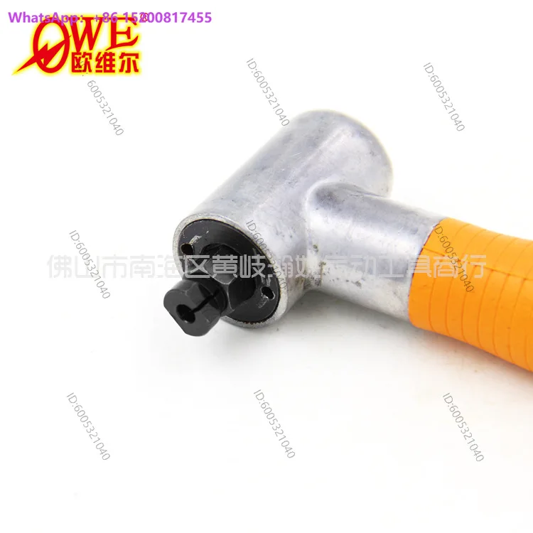 OW-095W Pneumatic Air Grinding Pen, Elbow Right Angle 90 Degree Grinder Engraving Pen Polishing Grinding Tool