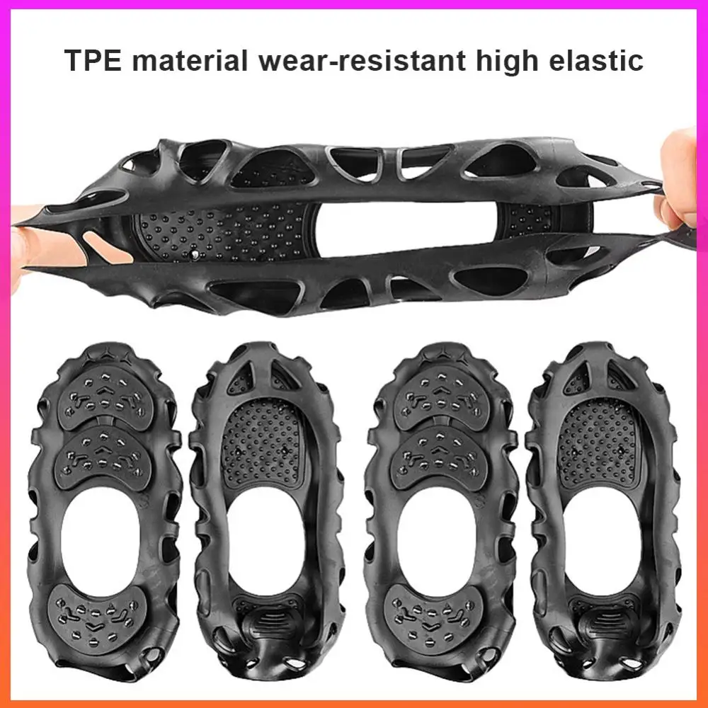 

30-шипые шипы для льда, тяговые шипы для льда и снега, противоскользящие зимние бутсы, портативные шипы, кошки для обуви и ботинок