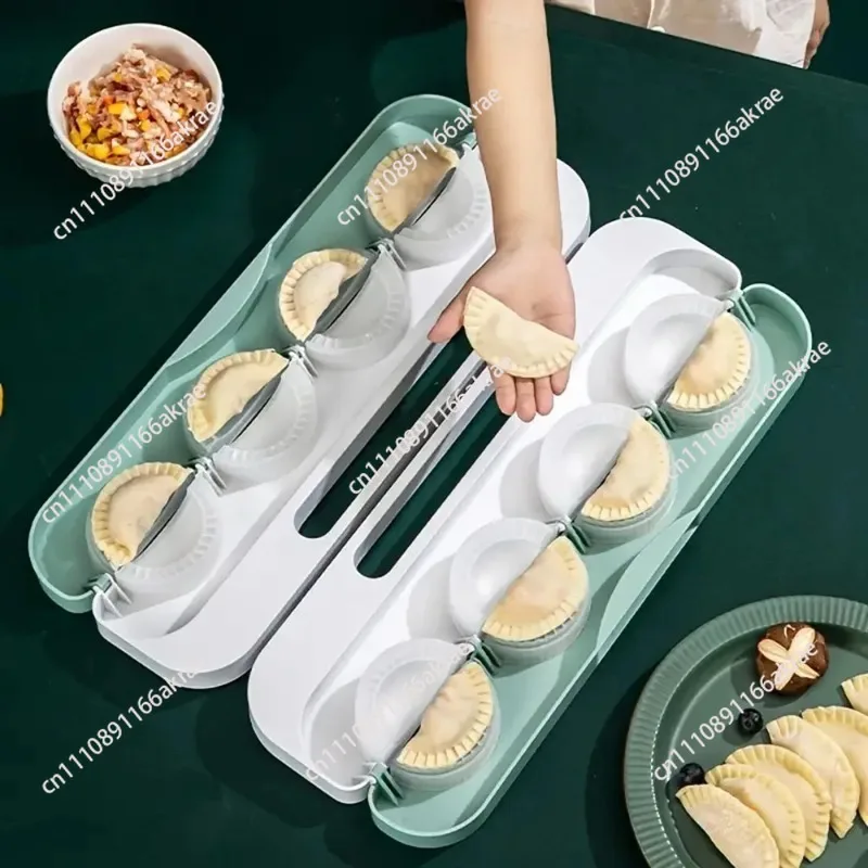 for 3-Grid Dumpling Making Mold Pleated Pressing Edge Design Dumpling Mould Labor-Saving Dumpling Maker Kitchen Accessories