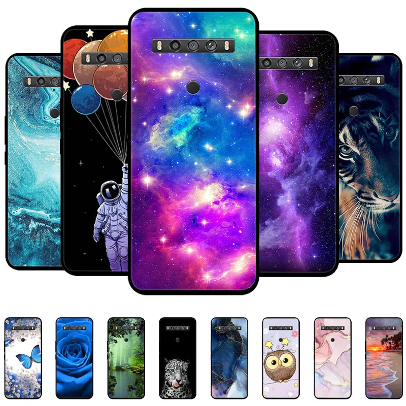 For TCL 10 SE Case Fashion Silicone TPU Soft Cover Phone Case For TCL 10 5G UW Coque for TCL10SE 10SE T766U Shockproof Funda