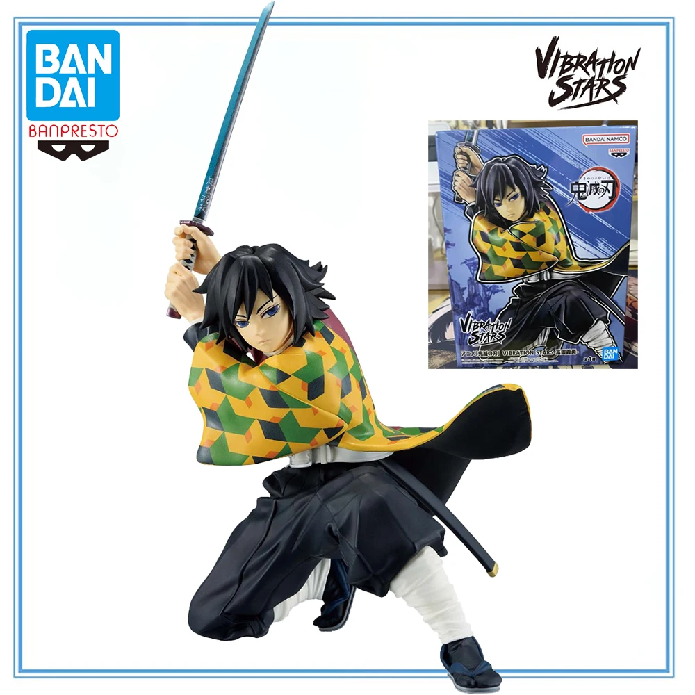 

100% оригинал в наличии Bandai Spirits BANPRESTO Vibration Stars Kimetsu No Yaiba Tomioka Giyuu Collection Series Аниме Фигурка