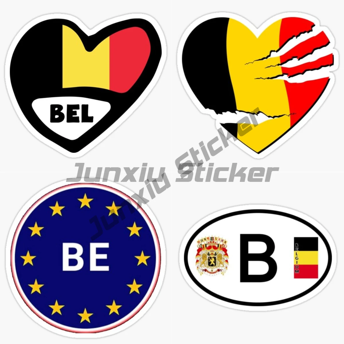 

Belgium Flag Stickers National Flag Map Car Styling Body Badge Emblem Decal Sticker Racing Accessories Vinyl Self-adhesive