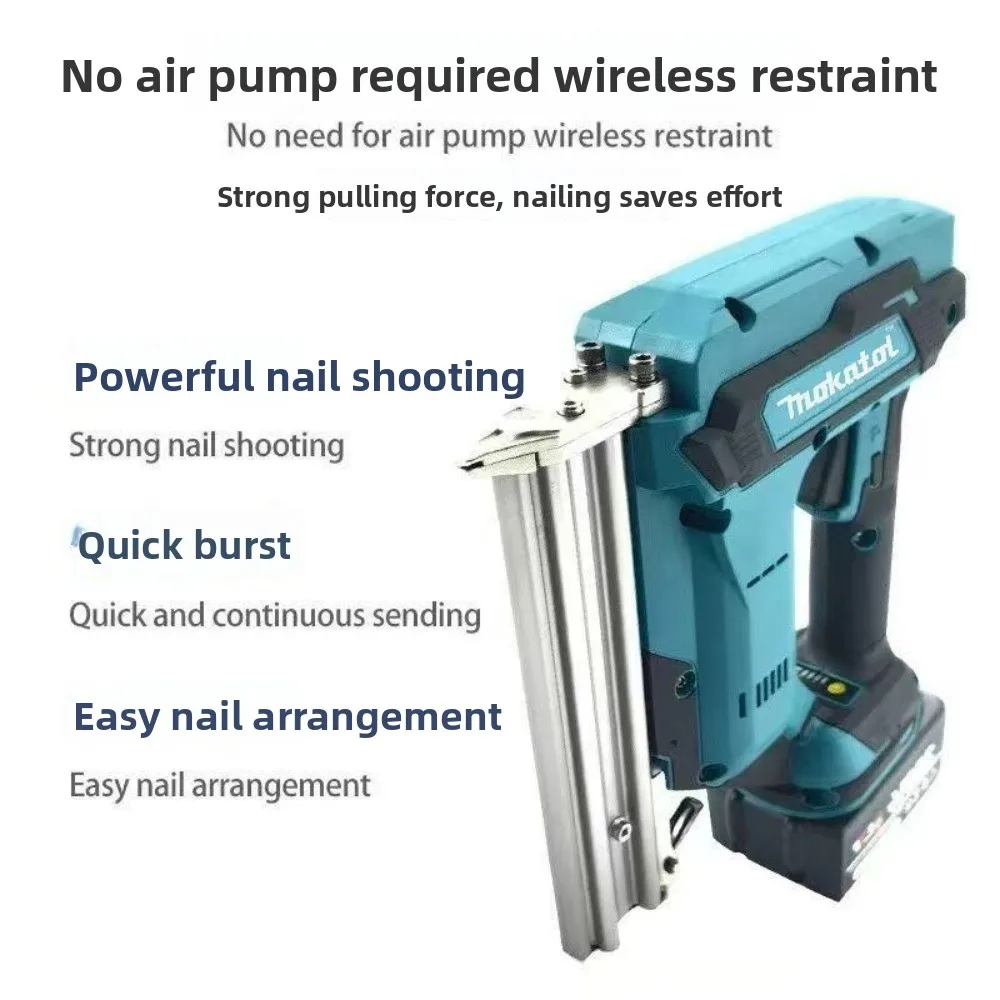 ماكيتا DFN350 اللاسلكي تأثير كهربائي التيلة بندقية مستقيم المسامير التثبيت بندقية أدوات النجارة متوافقة مع بطارية 18 فولت #2