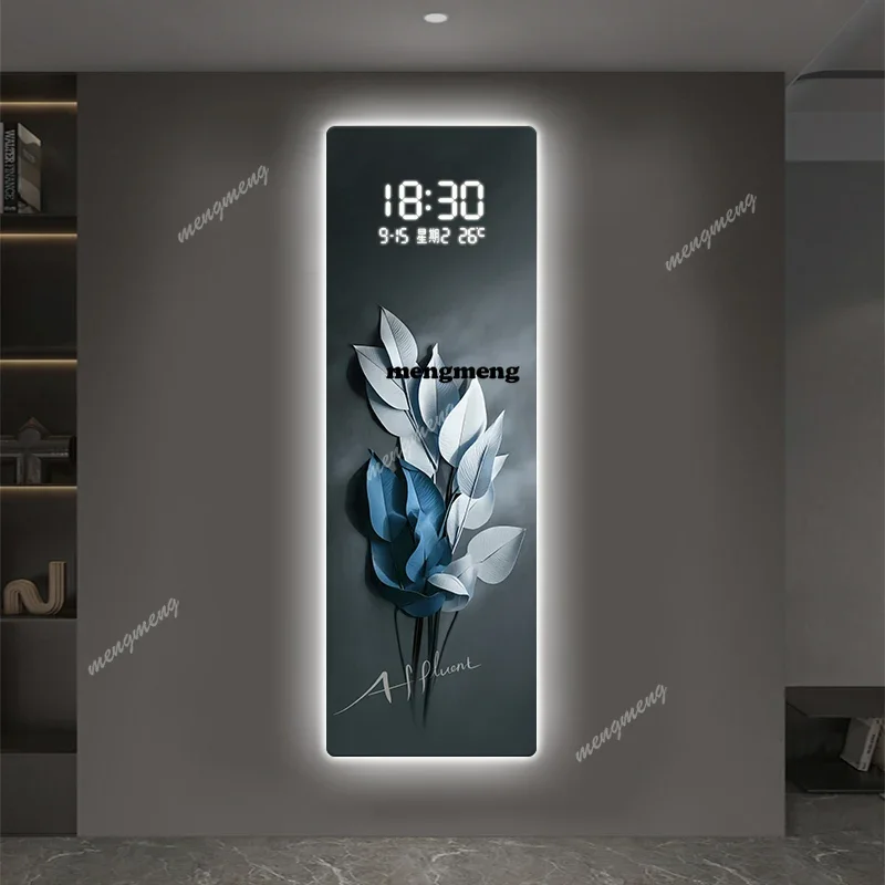 Silent Temperature Humidity Wall Clock Luxury Interior Design Wall Clock Cute Bedroom Modern Orologio Da Parete Home Decoration