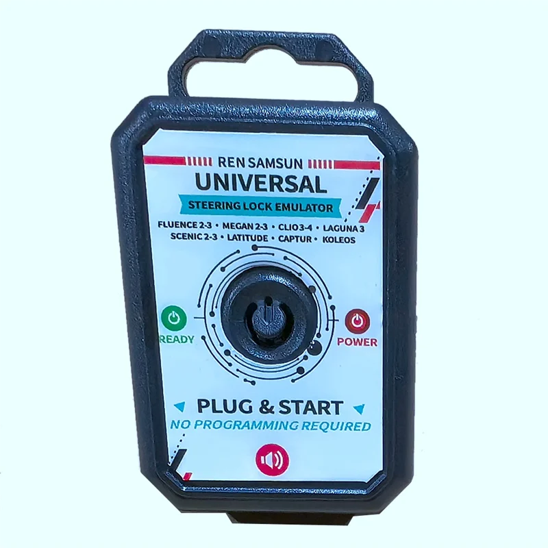 1 Buah Emulator Kunci Kemudi Universal Simulator ESL ELV Plug And Start Plastik Hitam Untuk RENAULIT ELV LOCK Renault
