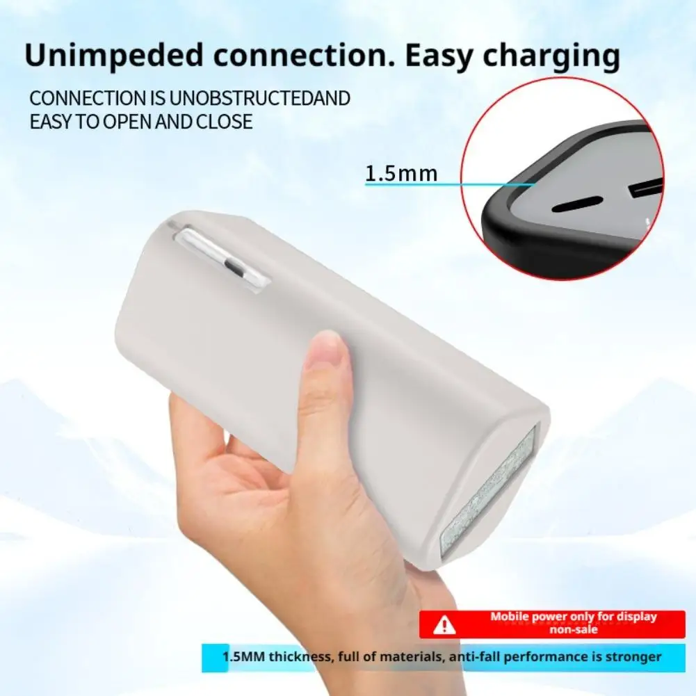 for OnePlus supervooc 150W Power Bank case, Power Bank Silicone Case (only case) Shockproof Silicone Case Solid Color