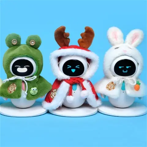 8Pcs/set Eilik Clothes Accessory Toy Hoodie Emo Cute Intelligent Companion of Pet Intractive Smart Toys Parts Gift(no Robot )