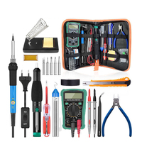 Electric Soldering Iron Set 60W Temperature Control Soldering Kit Digital Multimeter Soldering Gun Repair Welding Tool Kits