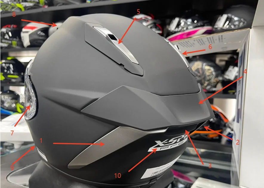 

Motorcycle Helmet Air Vent Air Vent Cover Front Vents Street For SHOEI X15 X 15
