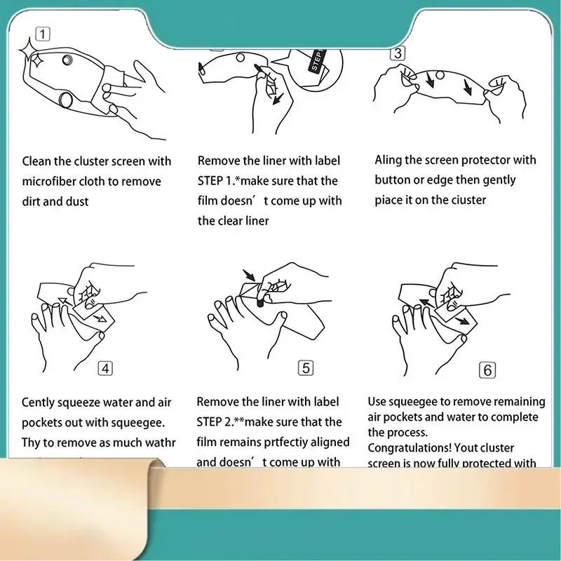 

Motorcycle Dashboard Anti-Scratch Film Dashboard Protective Film Instrument Film For BMW- K1600GTL K1600GT K1600 K1600B-N31R