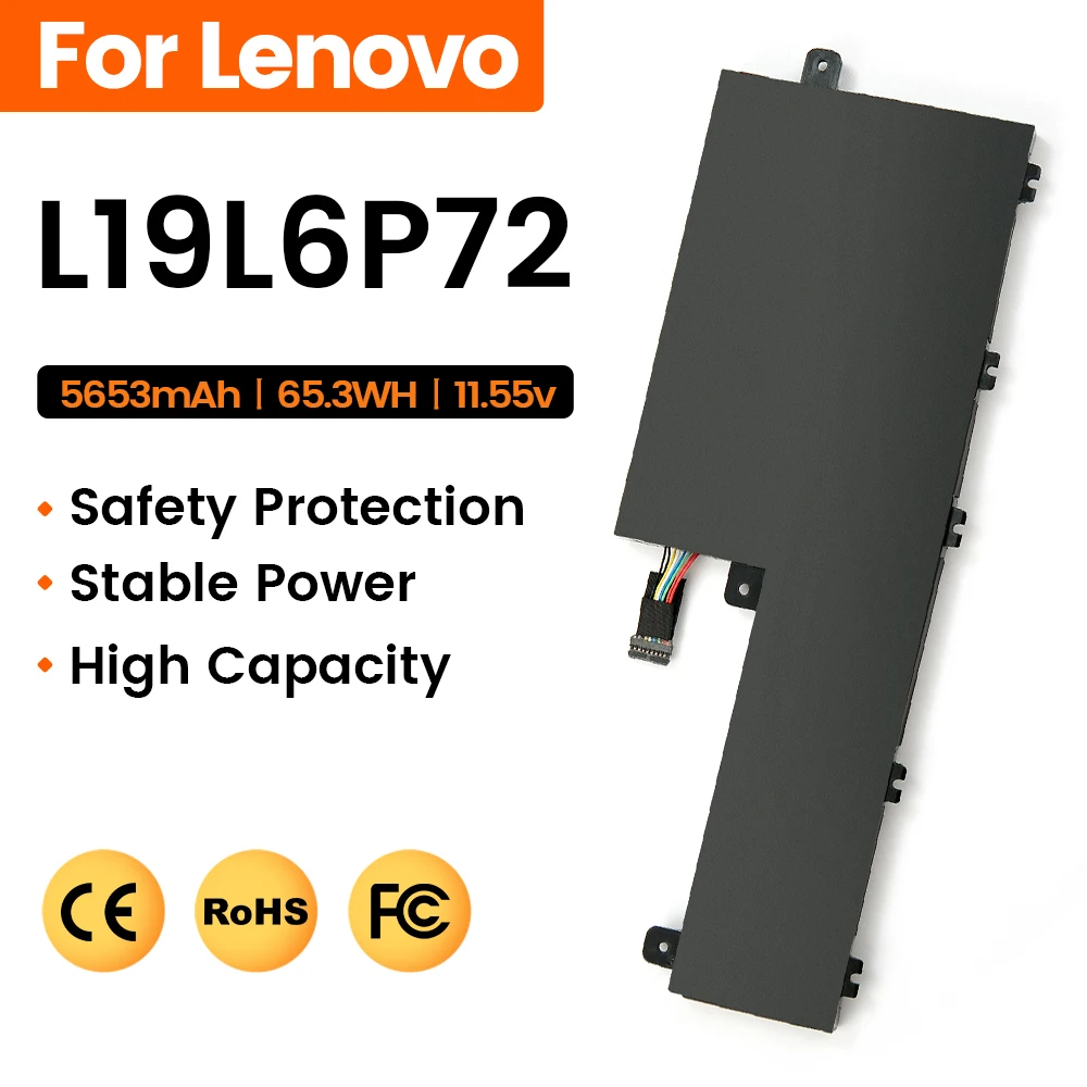 Upgraded L19L6P72 L19C6P72 Laptop Battery for Lenovo ThinkPad P15v Gen 1 Gen 2 Gen 3 T15p Gen 1 Gen 2 Notebook Bateria 65Wh