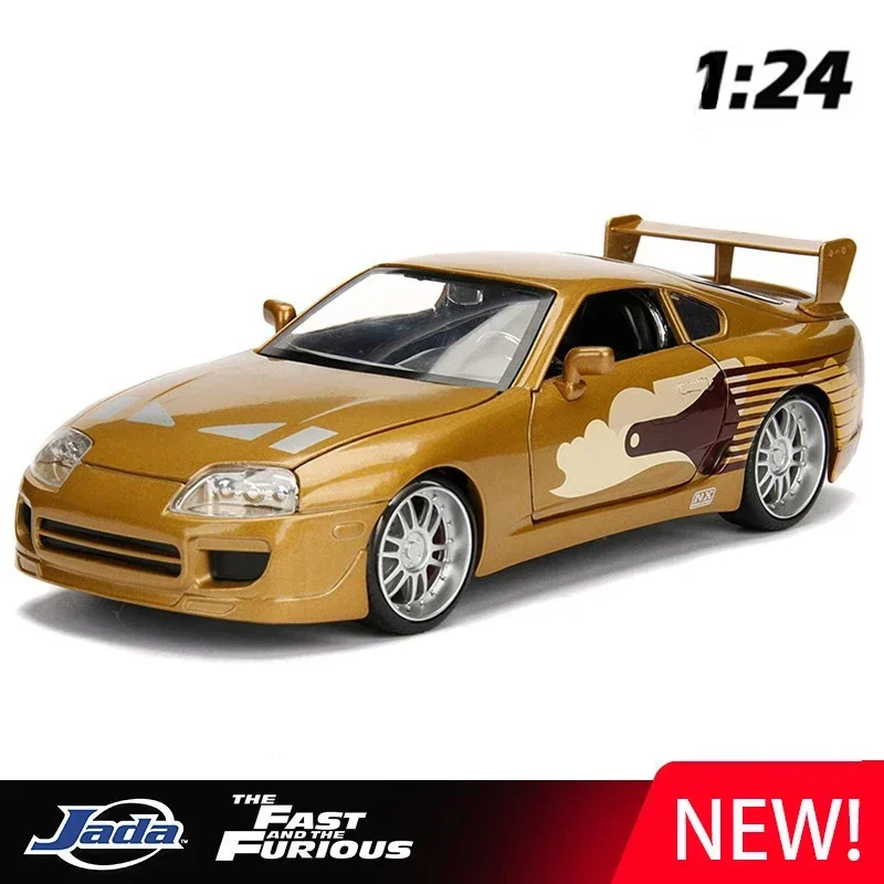 JADA 1:24 Supra 1995 Toy Alloy Car Diecasts & Toy Vehicles Car Model Miniature Scale Model Car Toys For Children