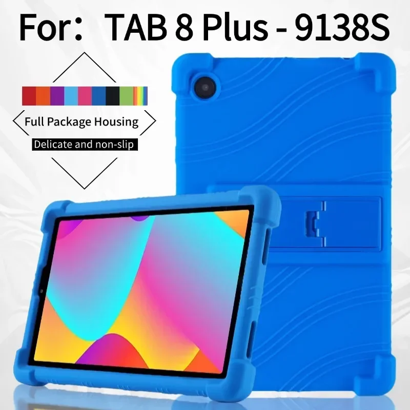 For TCL TAB 8 Plus 9138S/TCL TAb 8 LE 9137W/TCL Tab 8 WiFi 9132X Tablet Case with AdjustableStand TCL 8V