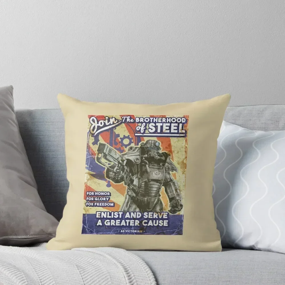 

Brotherhood Propaganda Poster Throw Pillow Sofas Covers Covers For Sofas christmas cushions covers pillow