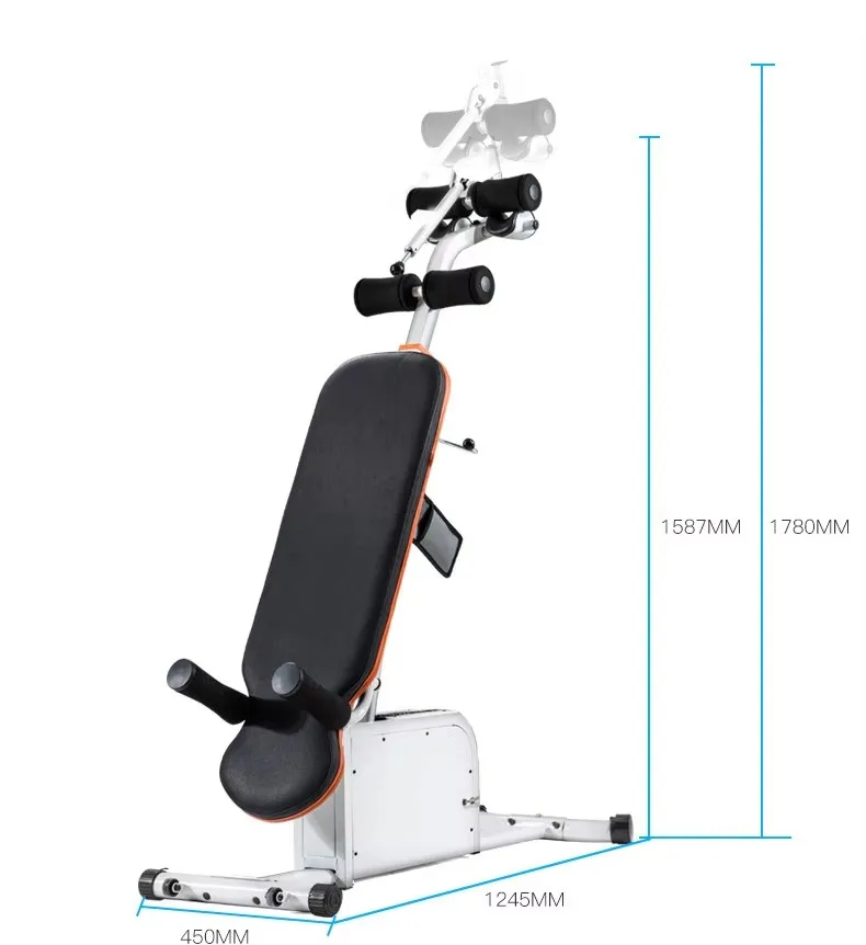 Inverted Back Pain Spine Electric Inverted Machine Fitness Yoga Stretching Height Increase Assisted Traction image 4