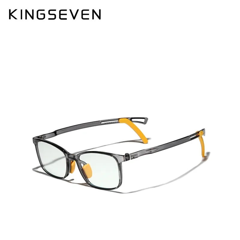 KINGSEVEN Children's Anti Blue Ray Light Blocking Glasses UV400 Optics Glasses Frame For Computer Radiation Protection Lens