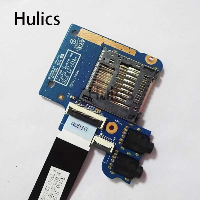 Hulics Used FOR HP  ProBook 4440S 4540S Audio Card Reader Port Board 48.4SI02.011