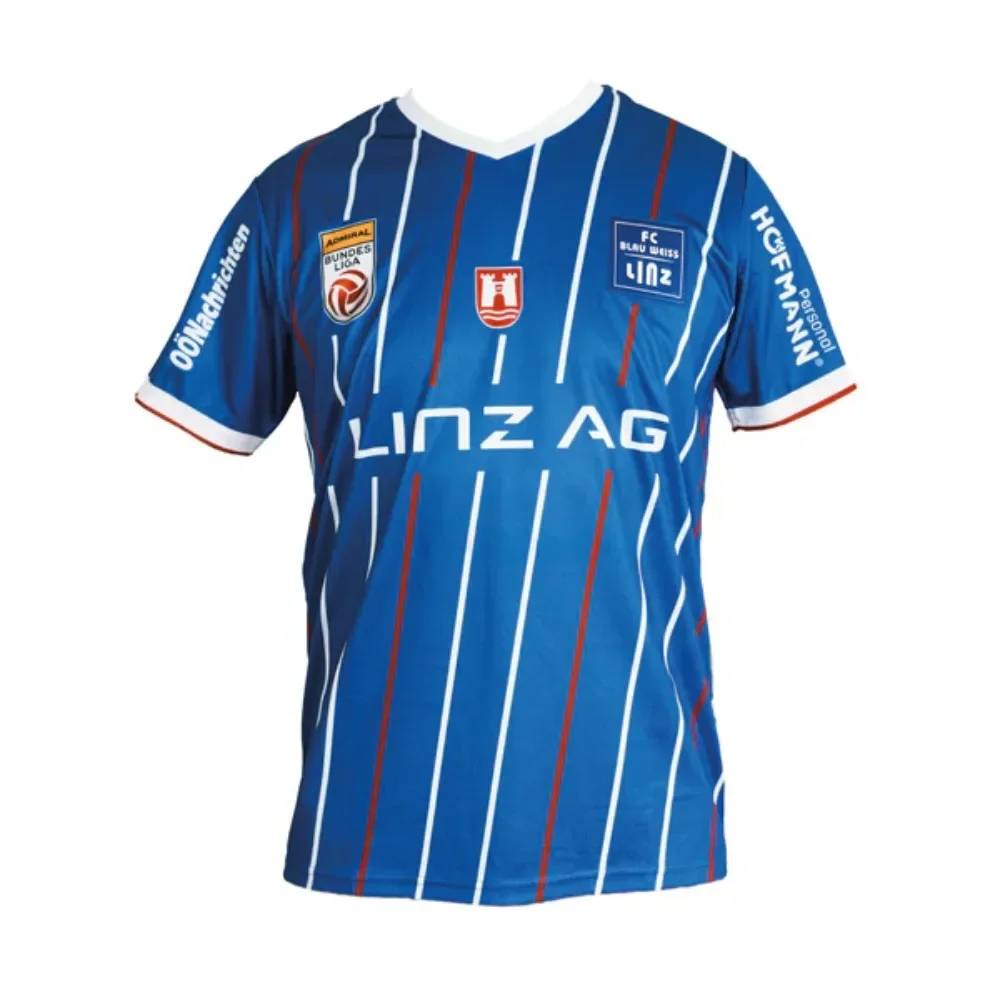 

BW Linz 25-26 Home and Away Footbool Jersey T-shirt 3D Printed Comfortbale T-shirt Same for Adults and Children