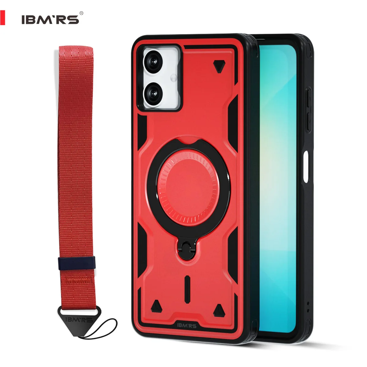 

For Samsung S25 Edge/XCover7/XCover7 Pro Case,[Magsafe Compatible] 3-in-1, Magnetic Kickstand & Lanyard Hole Protective Case