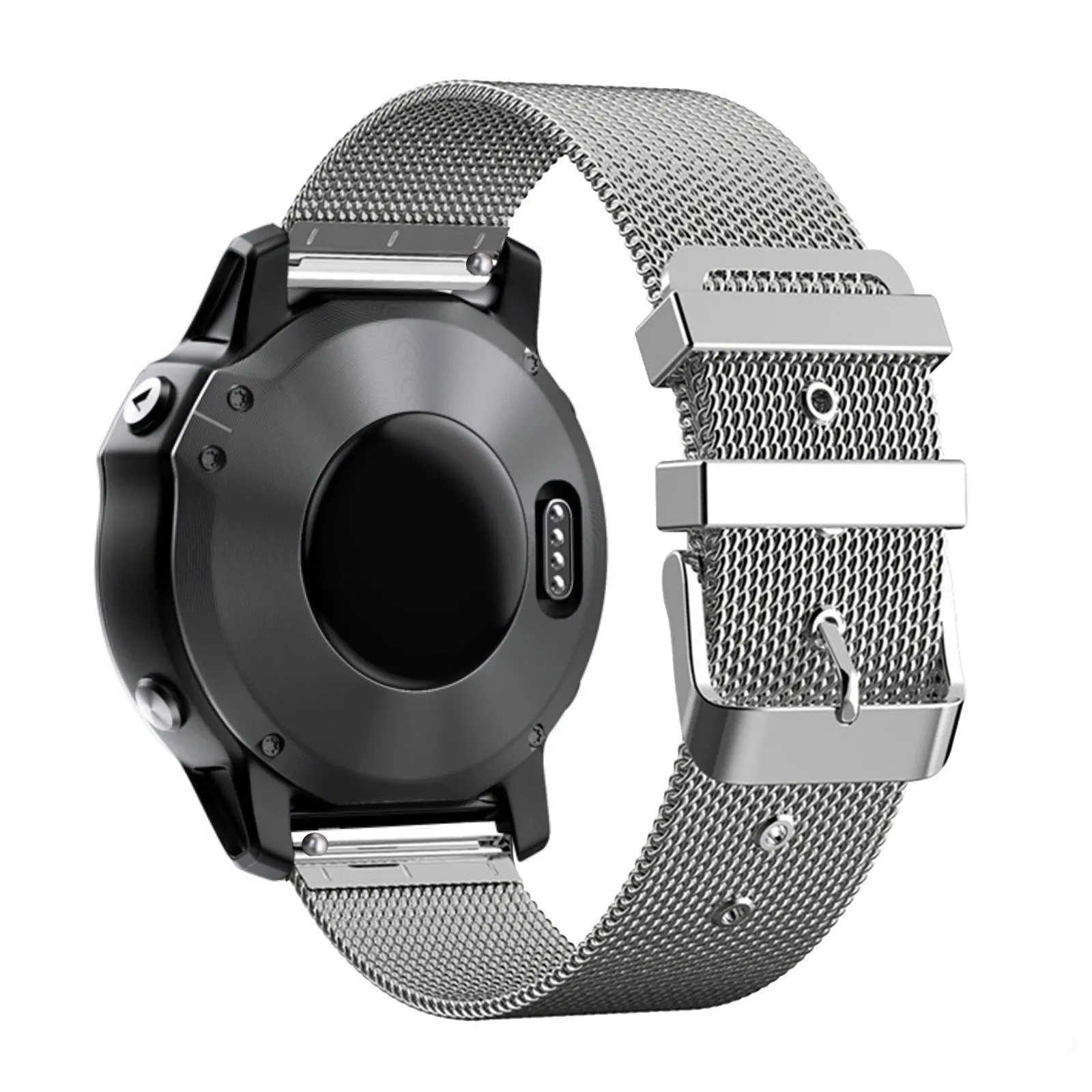 

Classic Bands for Garmin Approach S50/S40/S42/S12/S44/Bounce, Garmin Vivoactive 5/3/3 Music Band, Metal Mesh Adjustable Strap