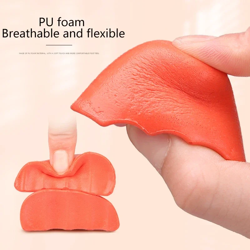 Pu Foam Teen Plug Insert voor Mannen Vrouwen Zachte Anti-slijtage Teen Gevulde Binnenzool Hoge Hakken Verstelbare Halve Maat Pad Pijnbestrijding Protector