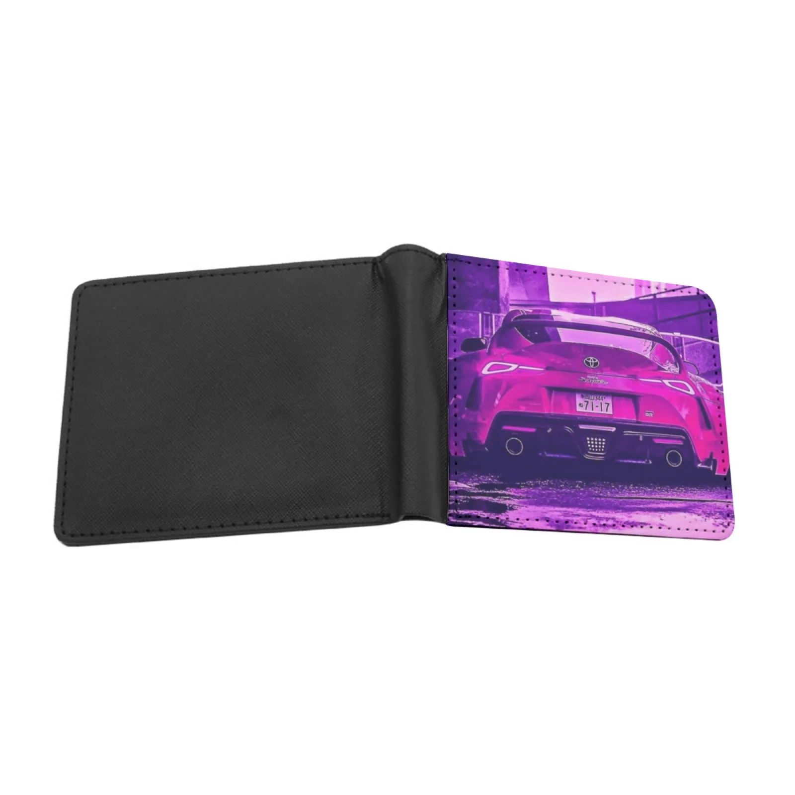 Racing Car Short Men's Wallet Multifunction Purse Male Pu Leather Wallet I Phone 11 Case 12 12 Pro Max Case 13 Case 13 Pro Case