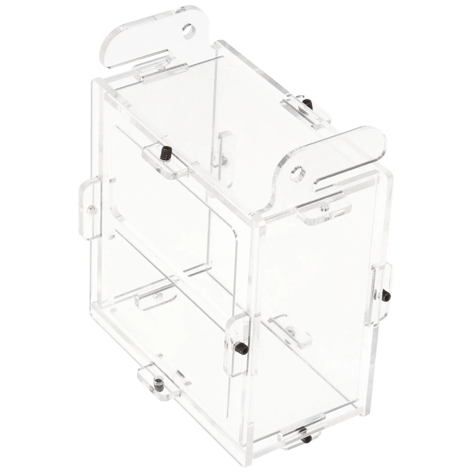 

Acrylic Bird Feeder for Outside Large Capacity Anti-Splash Food Container Smooth Safe Pet Bird Cage Feeding Station Hanging