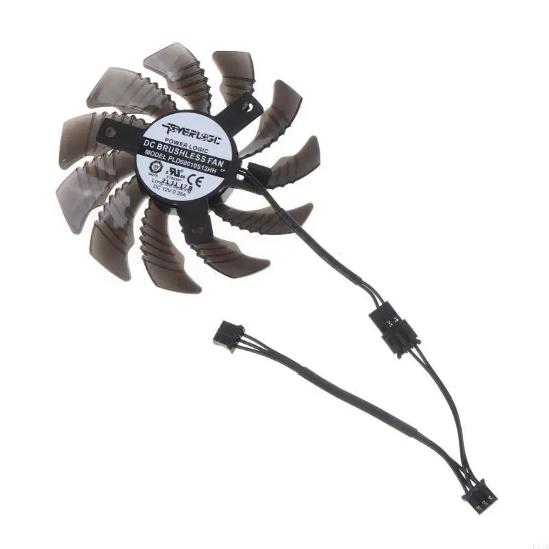 LXAA 1/2PCS 75mm 그래픽 카드 냉각 팬 PLD08010S12HH 기가바이트용 12V 0.35ACooler