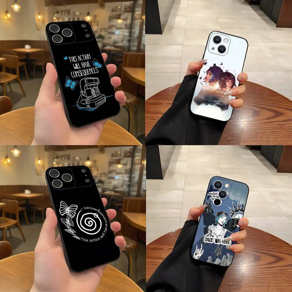 

Life Is Strange Game Phone Case For iPhone 17,16,15,14,13,12,11,Pro,Max,Plus Black Soft Cover