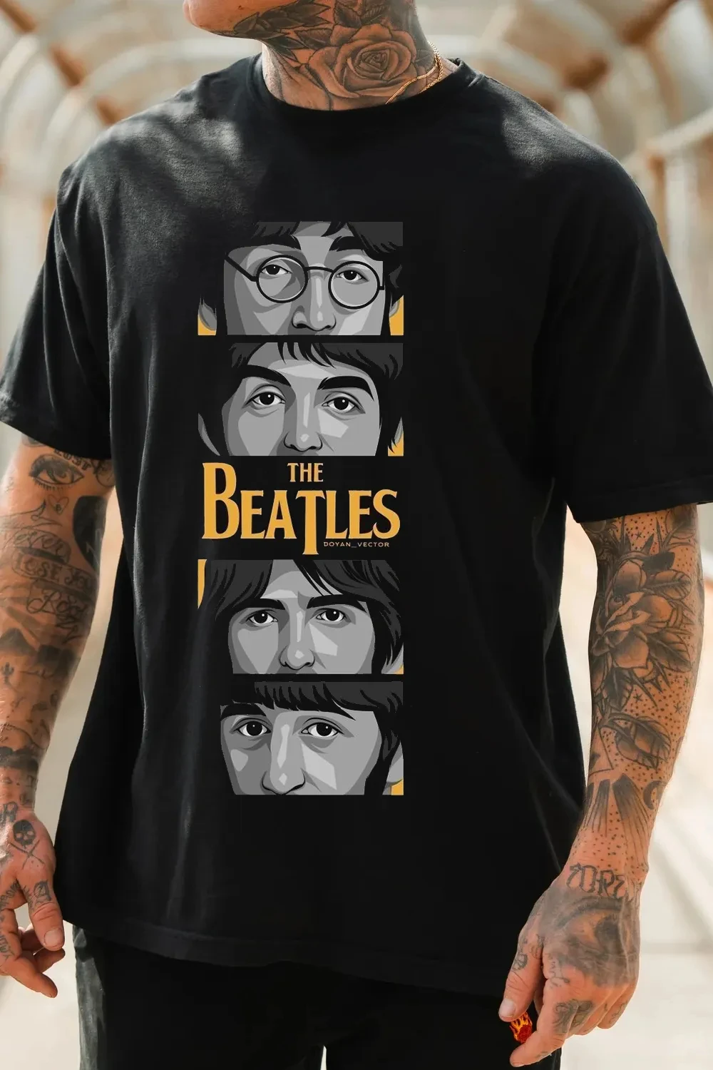 2026 Hip Hop The Beatles Band T Shirt Mens Womens Cotton Tees Ummer Casual Short Sleeve Round Neck Clothing Loose Tops Trend