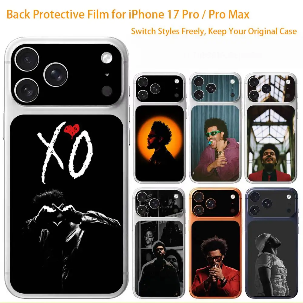 

The W-Weeknd XO Premium Skin Wrap for iPhone 17 Pro/Max, Back Frame Camera Protective Decal (Not Case)